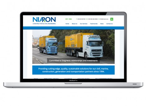 Niaron Ltd New Mobile Responsive Website