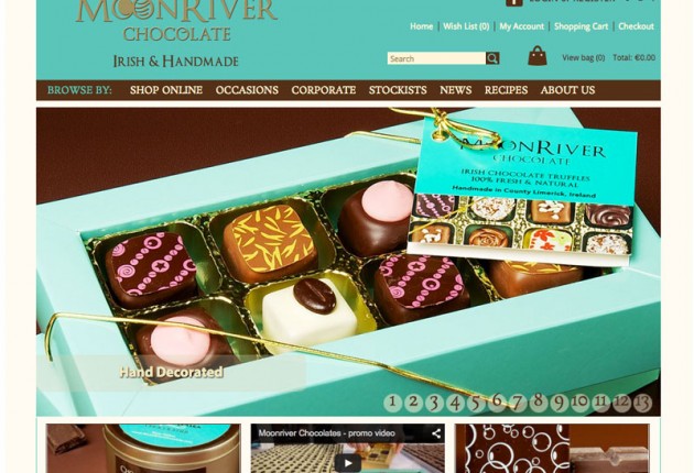 MoonRiver Chocolate – Website