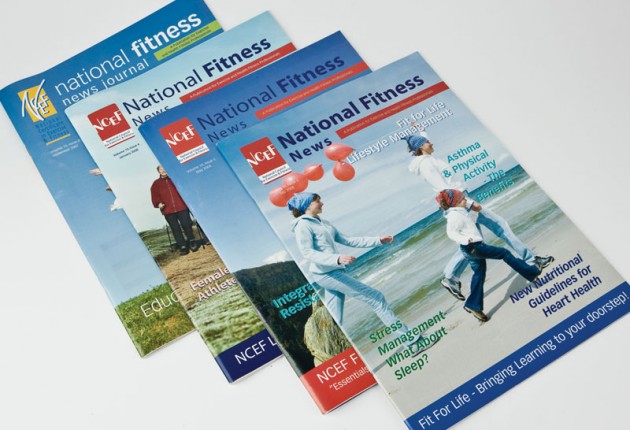 NCEF National Council for Exercise & Fitness, Accredited by the University of Limerick – Print Design