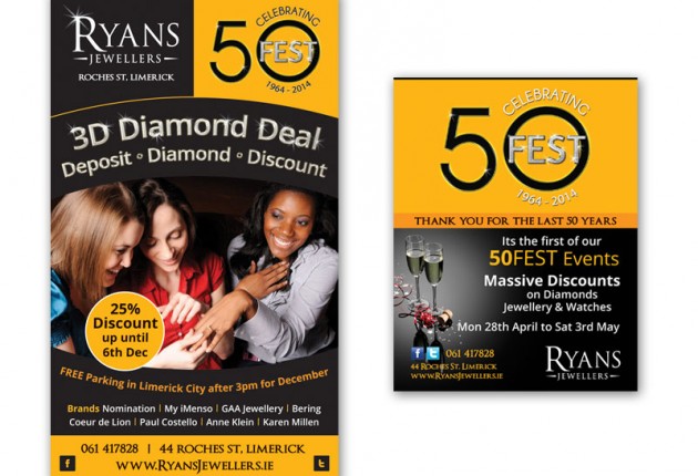 Ryans Jewellers – Print Design